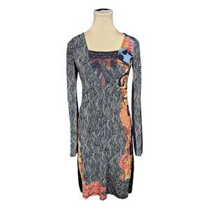 Save The Queen Unique Patterned Dress Sz S